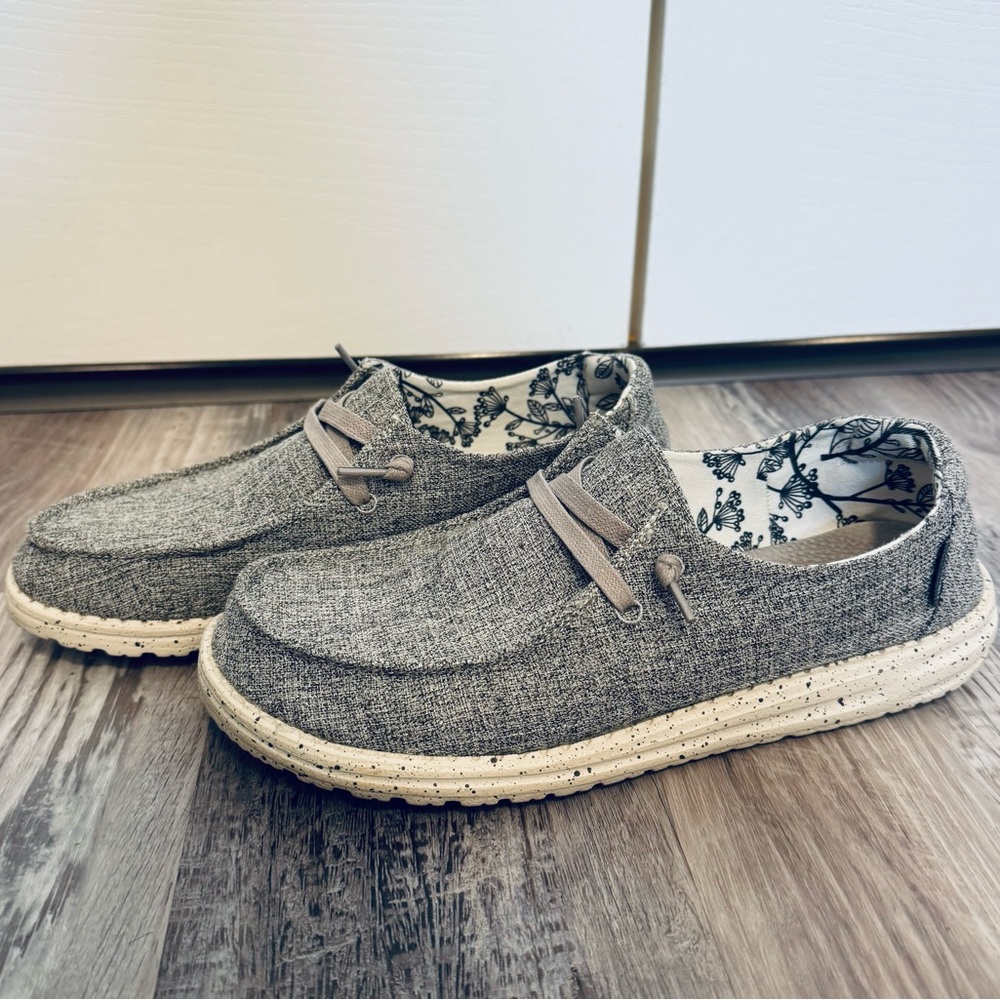 Hey Dude Gray Women's Sneakers